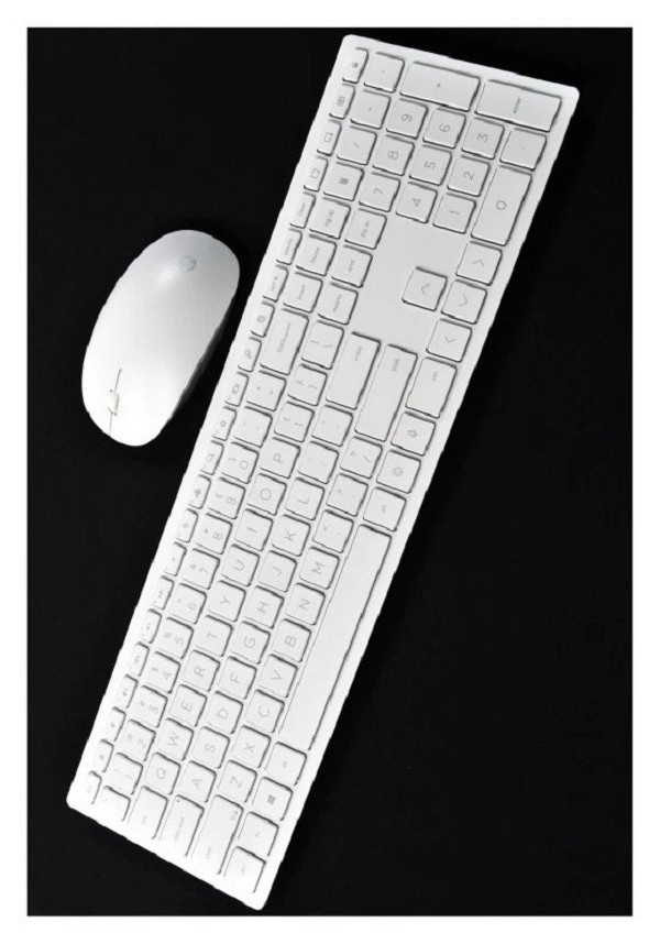 M55011-001 Hp 710Wireless Keyboard/ Mouse Combo White For Pavilion 27-CA0070 AIO