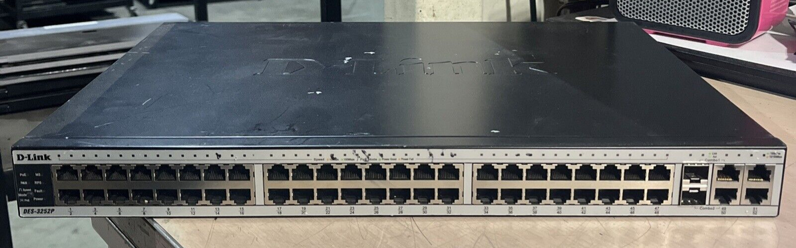 D-LINK 48-PORTS EXTERNAL SWITCH MANAGED DES-3252P