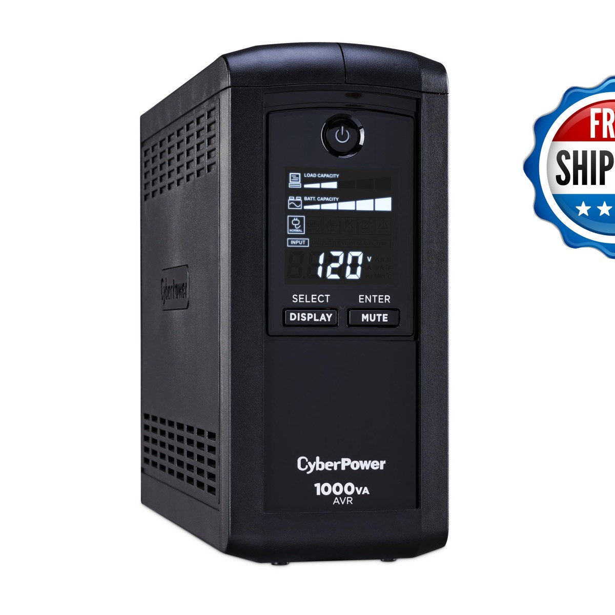 CyberPower CP1000AVRLCD Intelligent LCD UPS Battery Backup