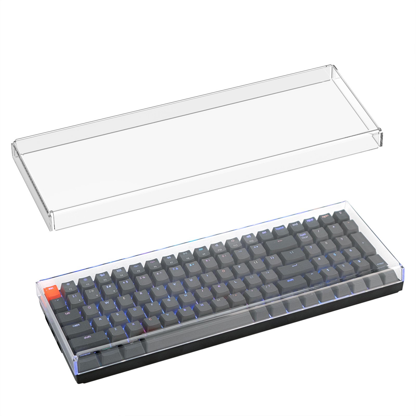 Geekria Keyboard Dust Cover, Compatible with Keychron K4, RK Royal KLUDGE RK100