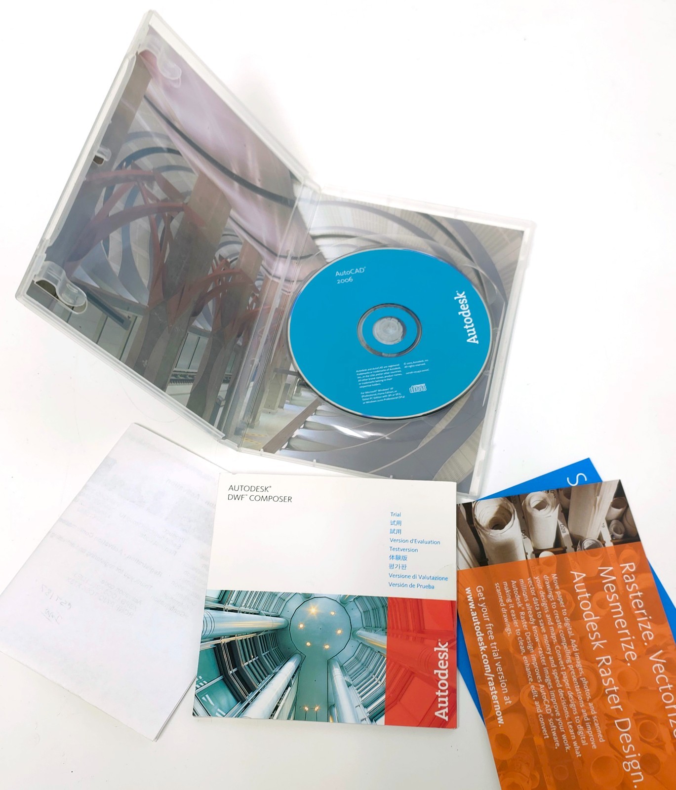 Autodesk AutoCAD 2006 CD W/ Serial Number