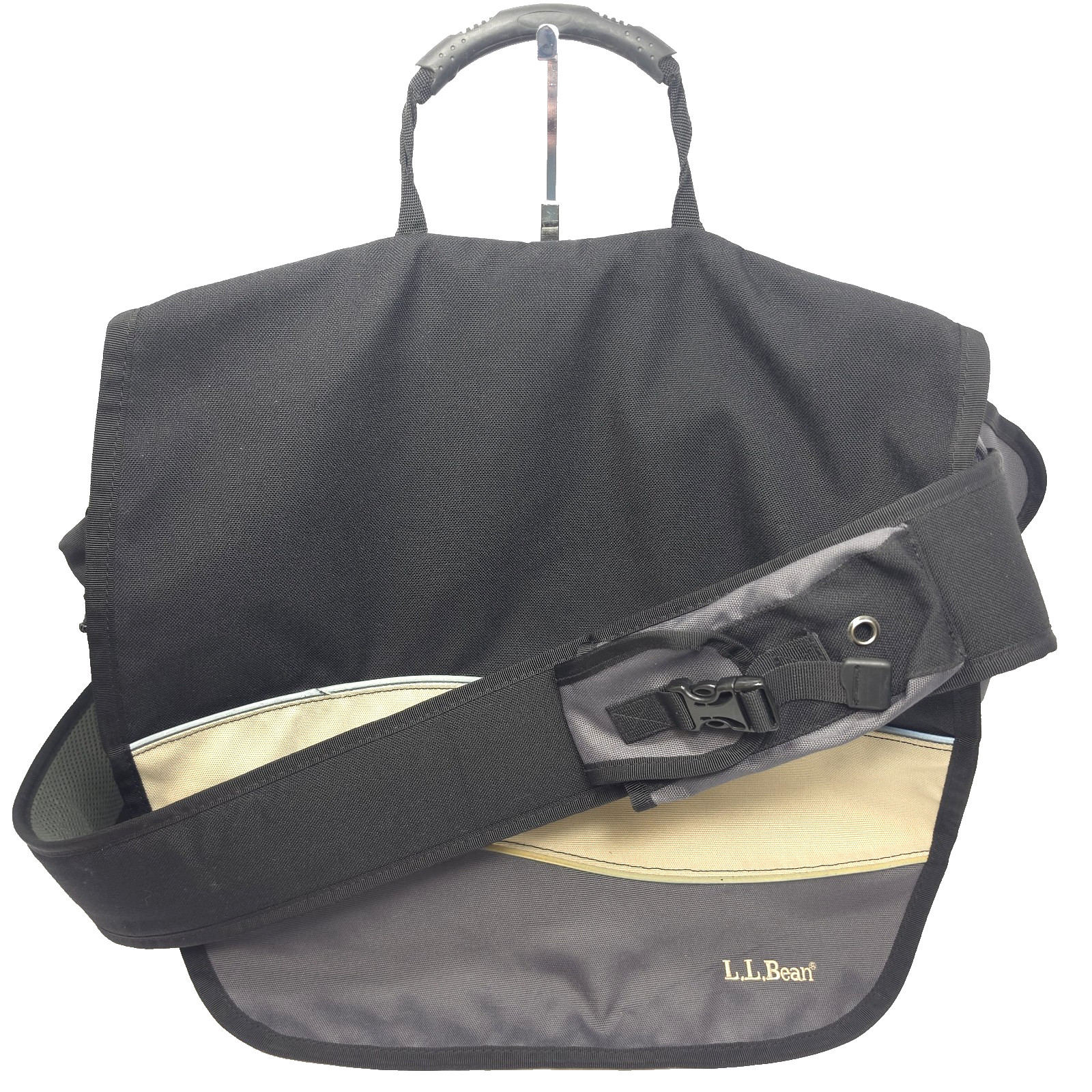 VTG L.L. Bean OWP-21 Messenger Bag Curved Crossbody Laptop Commuter Travel Pack
