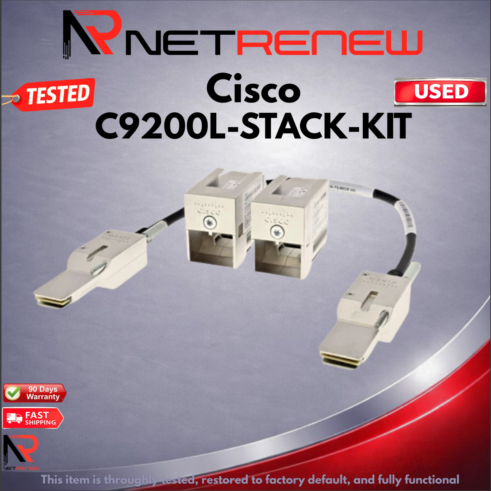 Cisco C9200L-STACK-KIT  Stack Kit for Catalyst 9200 Series Switch