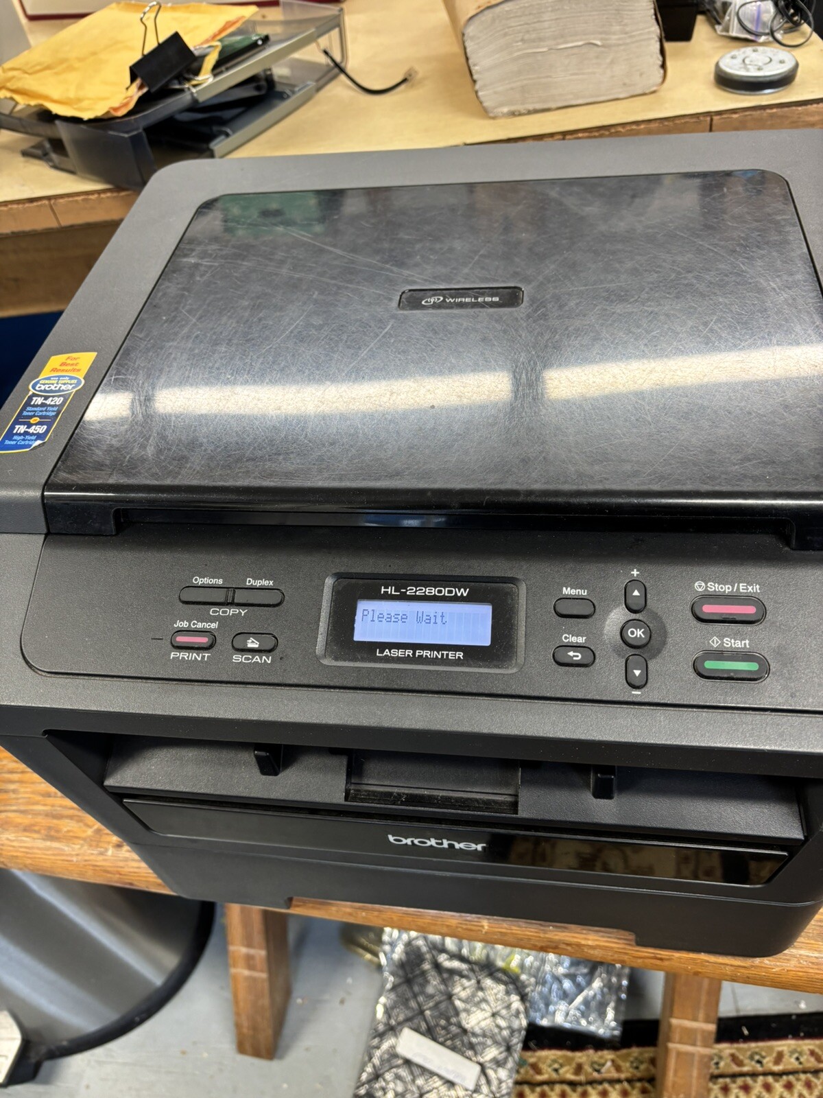 Brother HL-2280DW Wireless All-in-One Monochrome Laser Printer WiFi. Not Working