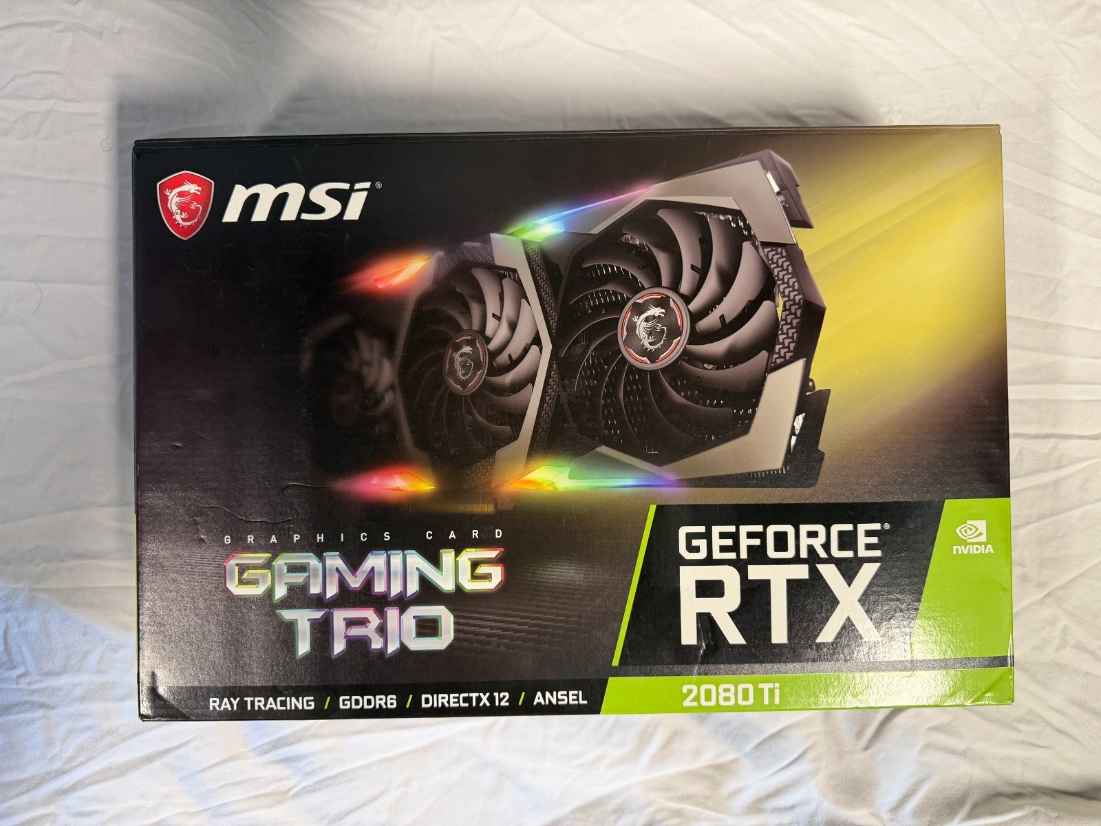 MSI NVIDIA GeForce RTX 2080 Ti 11GB GDDR6 Graphics Card - 912V371097