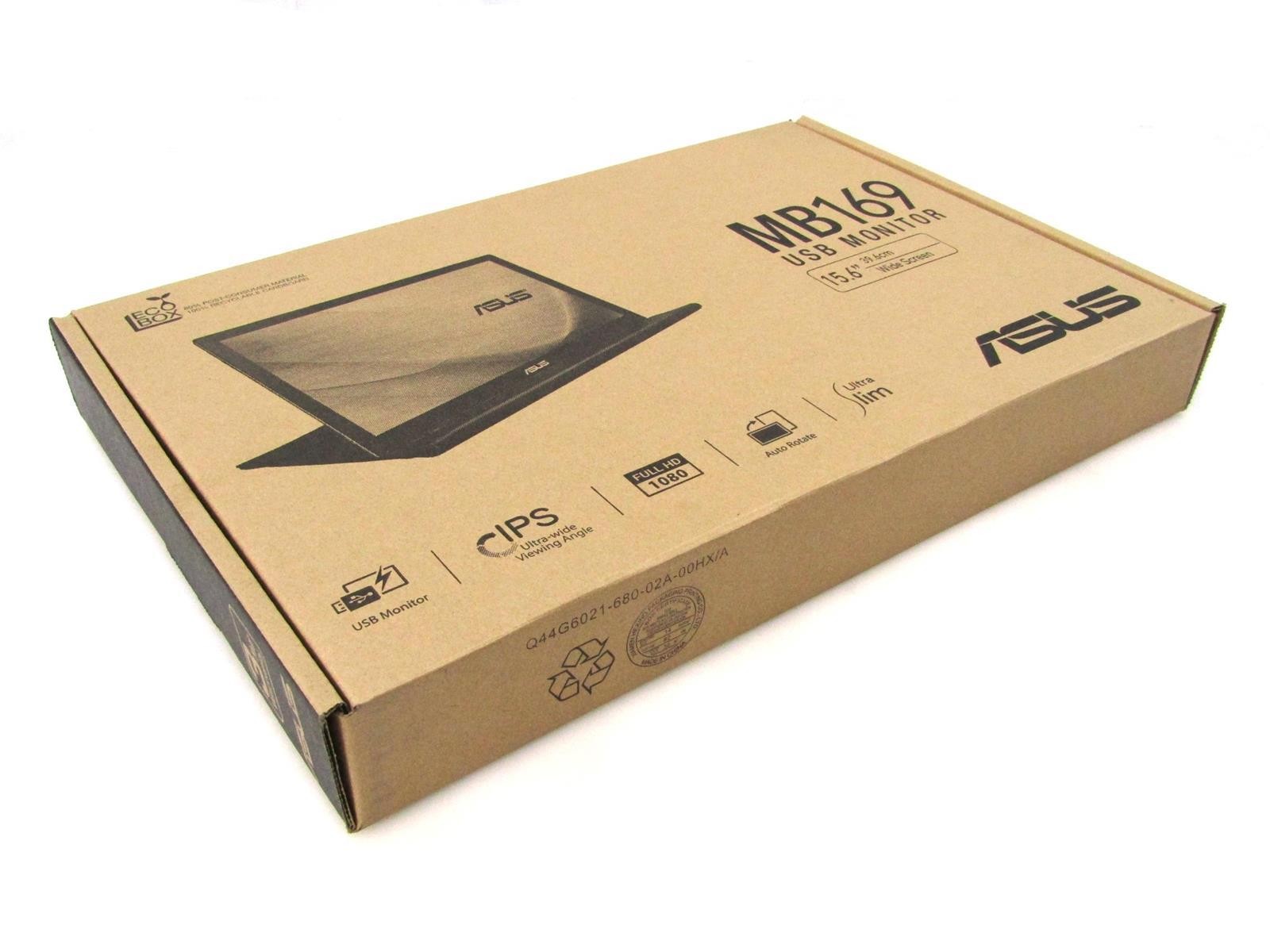 Asus MB169B+ 15.6" Monitor | Resolution: 1920x1080 @ 60Hz | Finish: Glossy