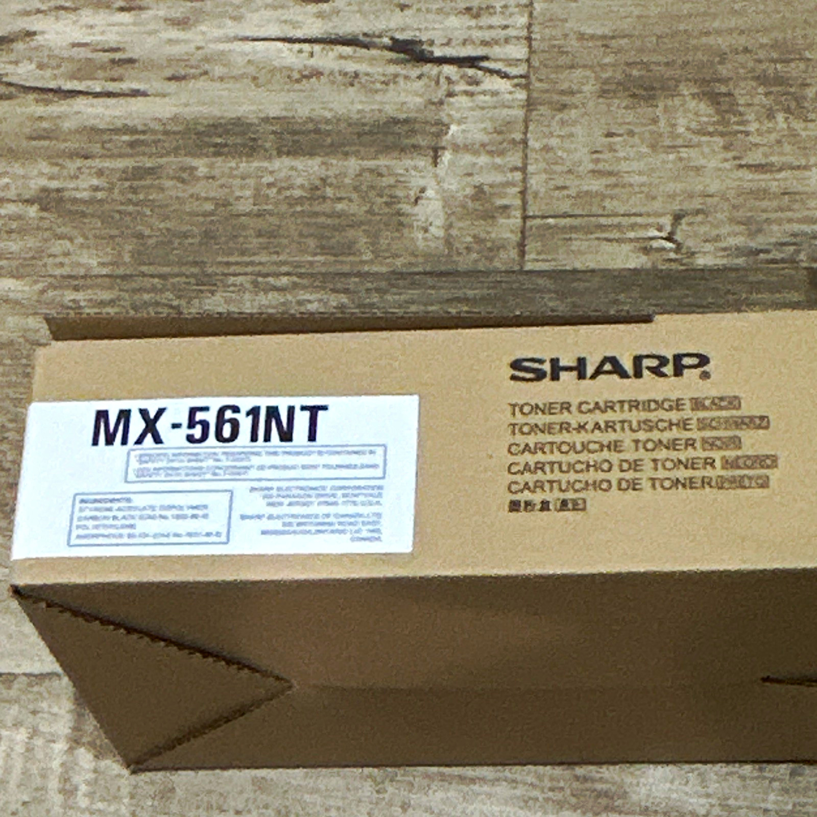 Sharp Genuine MX-561NT Black Toner Cartridge Laser Printer MPN MX-561NT