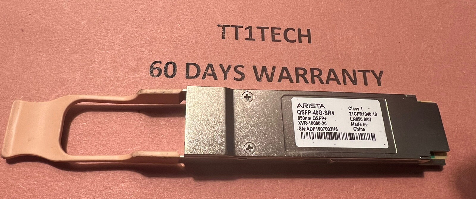 ARISTA XVR-10060-20 QSFP-40G-SR4 TRANSCEIVER