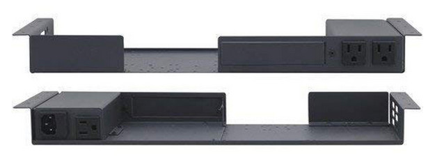 Kramer RK-1UTB/110V(G) 1U 19" Under-Table AV Rack Enclosure w/ Power 60-901110