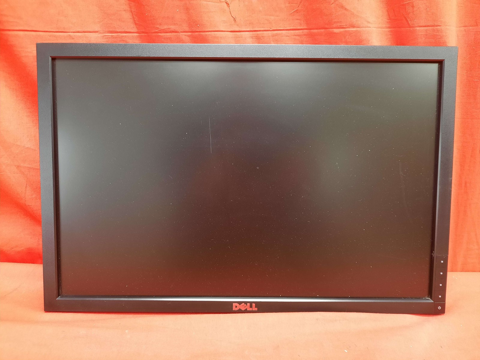 Dell 22 Inch Wide LCD Monitor DVI VGA Black P2210F Very Good 0242