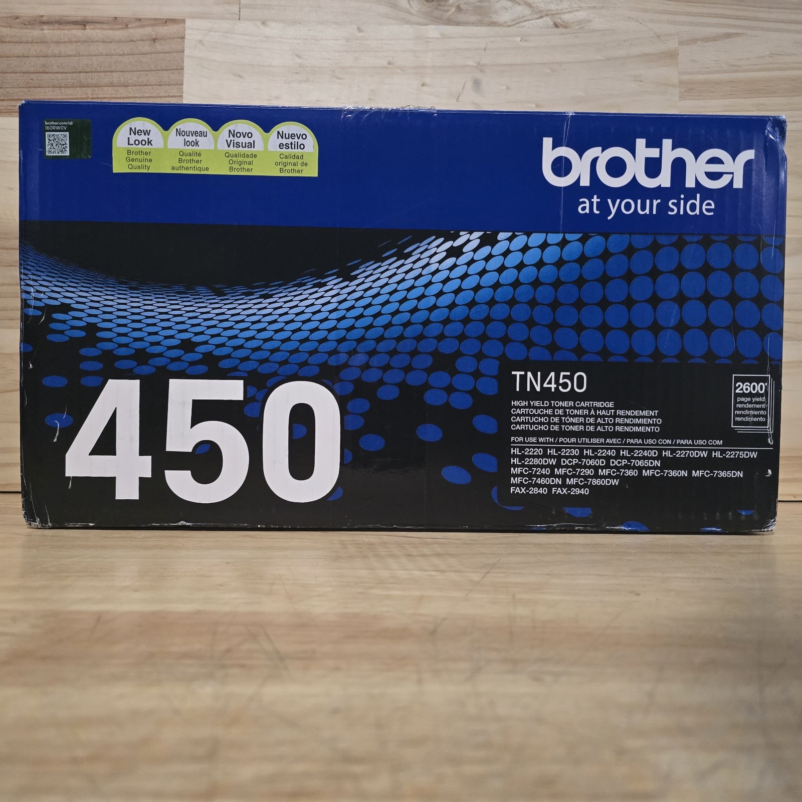 Brother TN-450 High Yield Black Toner Cartridge Genuine OEM BRAND NEW FAST SHIP