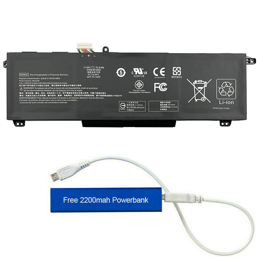 SD06XL L84392-006 REPLACEMENT BATTERY FOR HP OMEN 15-EK OMEN 15-EN HSTNN-DB9U