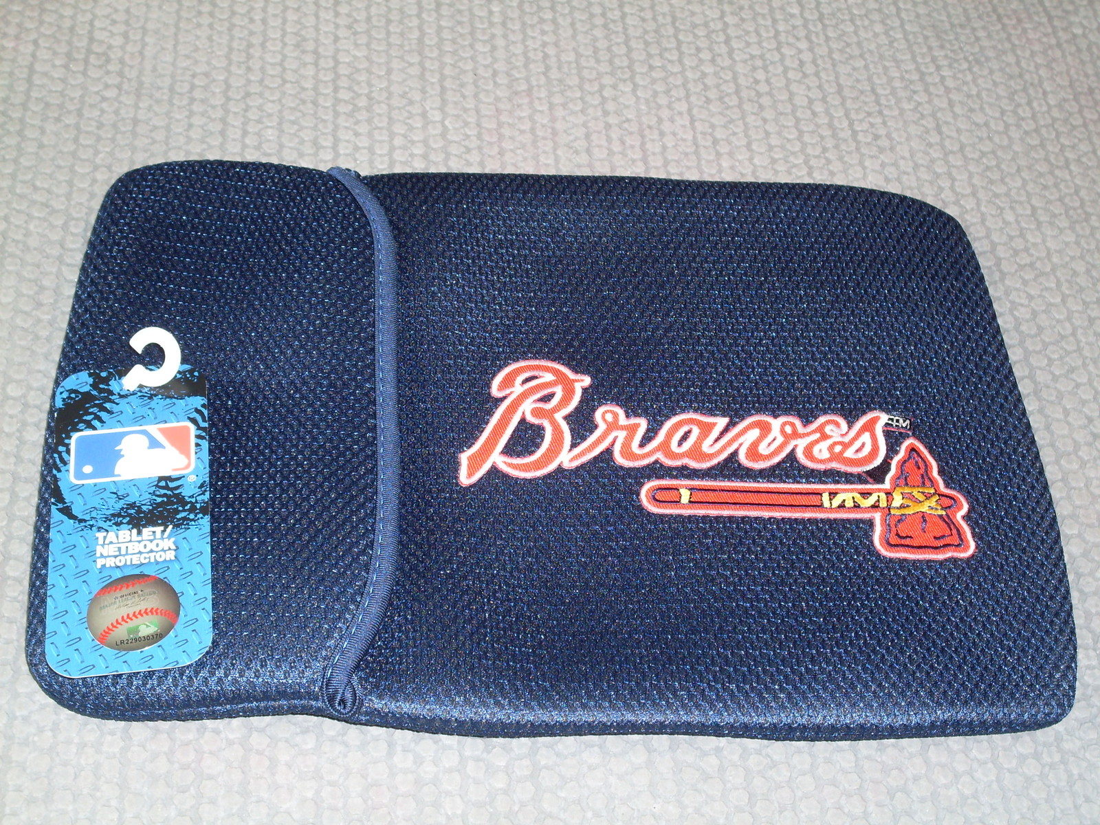 MLB Atlanta Braves Embroidered Logo on Netbook Sleeve 10" by Team ProMark