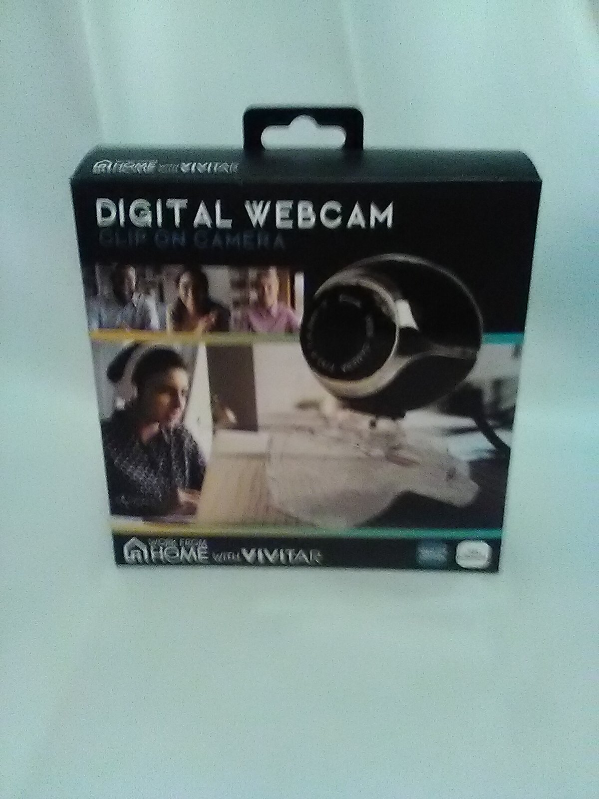 DIGITAL WEBCAM - VIVITAR Clip On Camera 360 Rotating Base, Work From Home