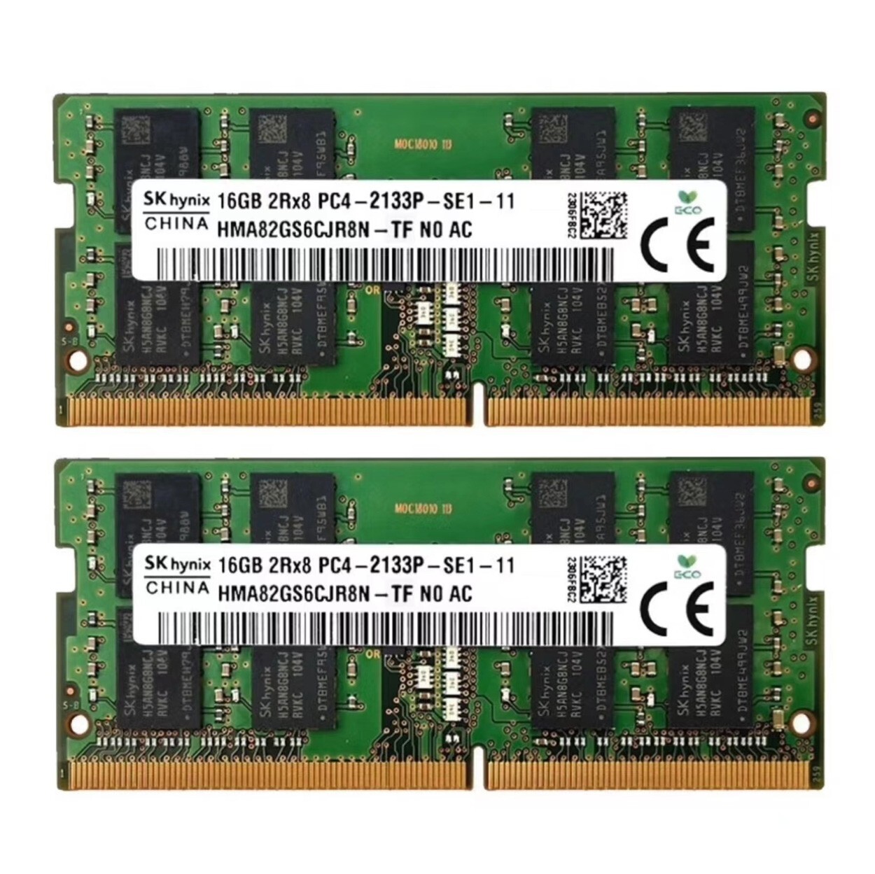 Hynix 32GB (2X16GB) DDR4 2133MHz PC4-17000 2RX8 SODIMM Memory Ram HMA82GS6CJR8N