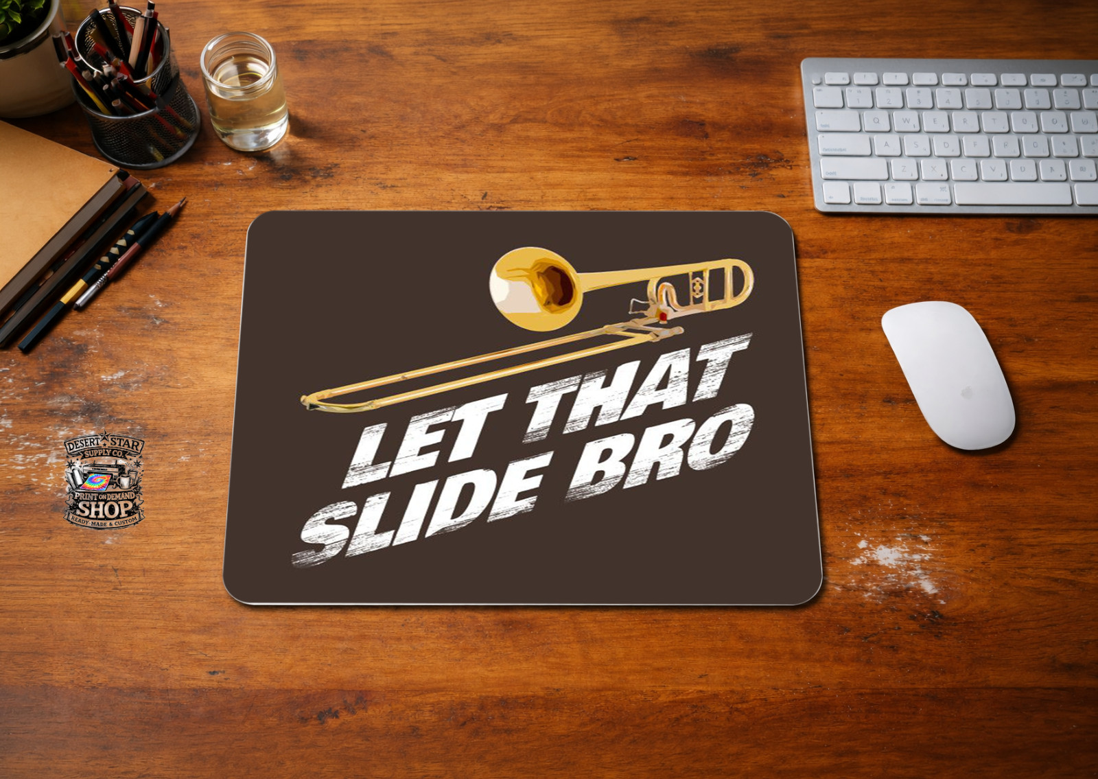 Custom Printed Mouse Pad – Non-Slip Rubber Base – Waterproof Fabric – Gaming