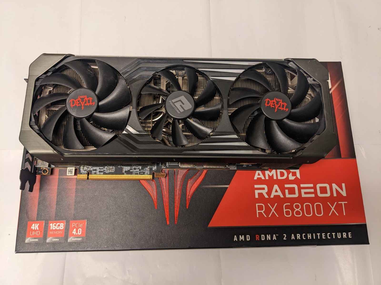 PowerColor Red Devil AMD Radeon RX 6800 XT 3DHE OC 16GB GDDR6 Graphic Card
