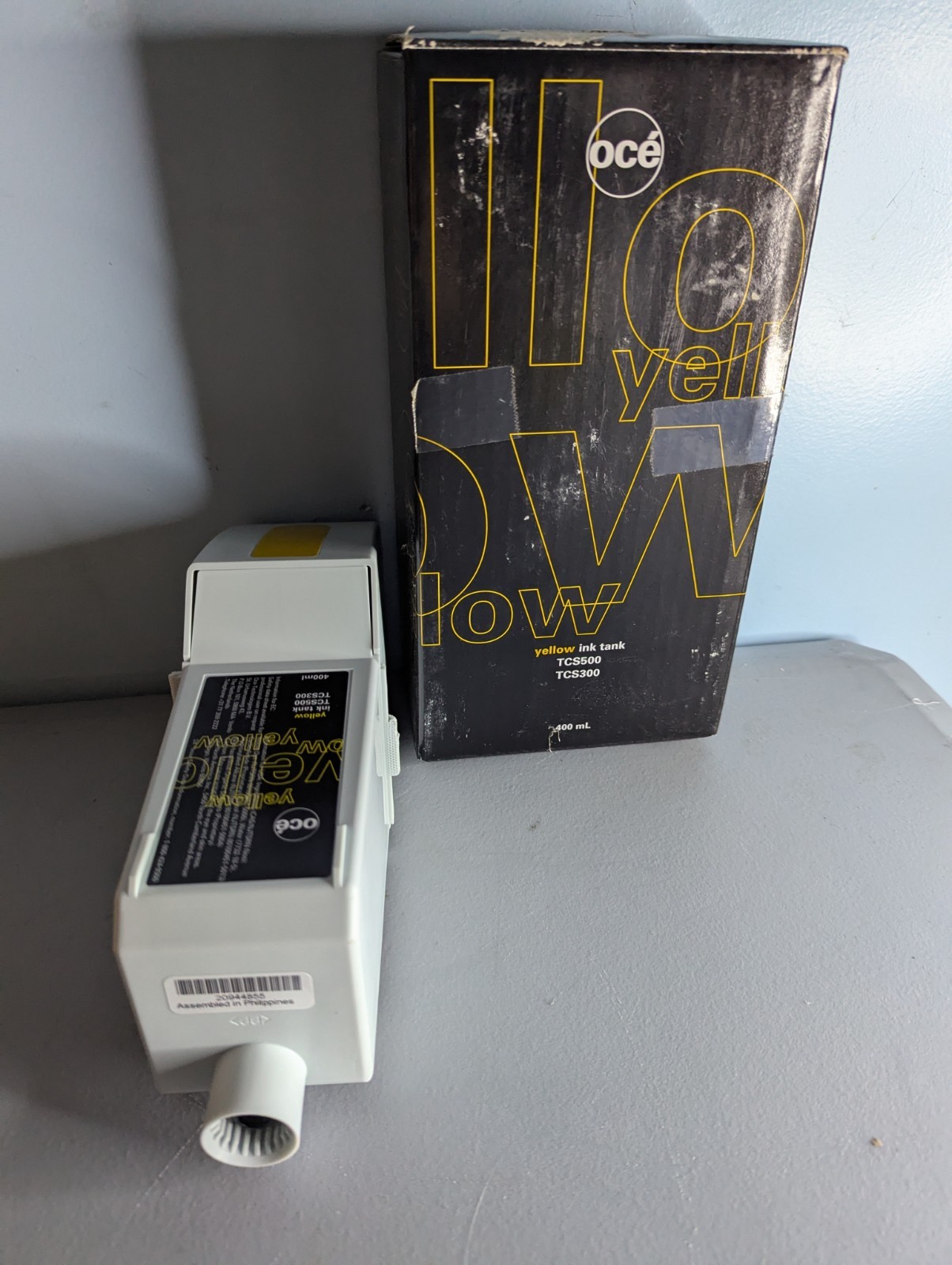 Genuine OCE TCS500 TCS300 Yellow 400ml Ink Tank - Open Box Océ