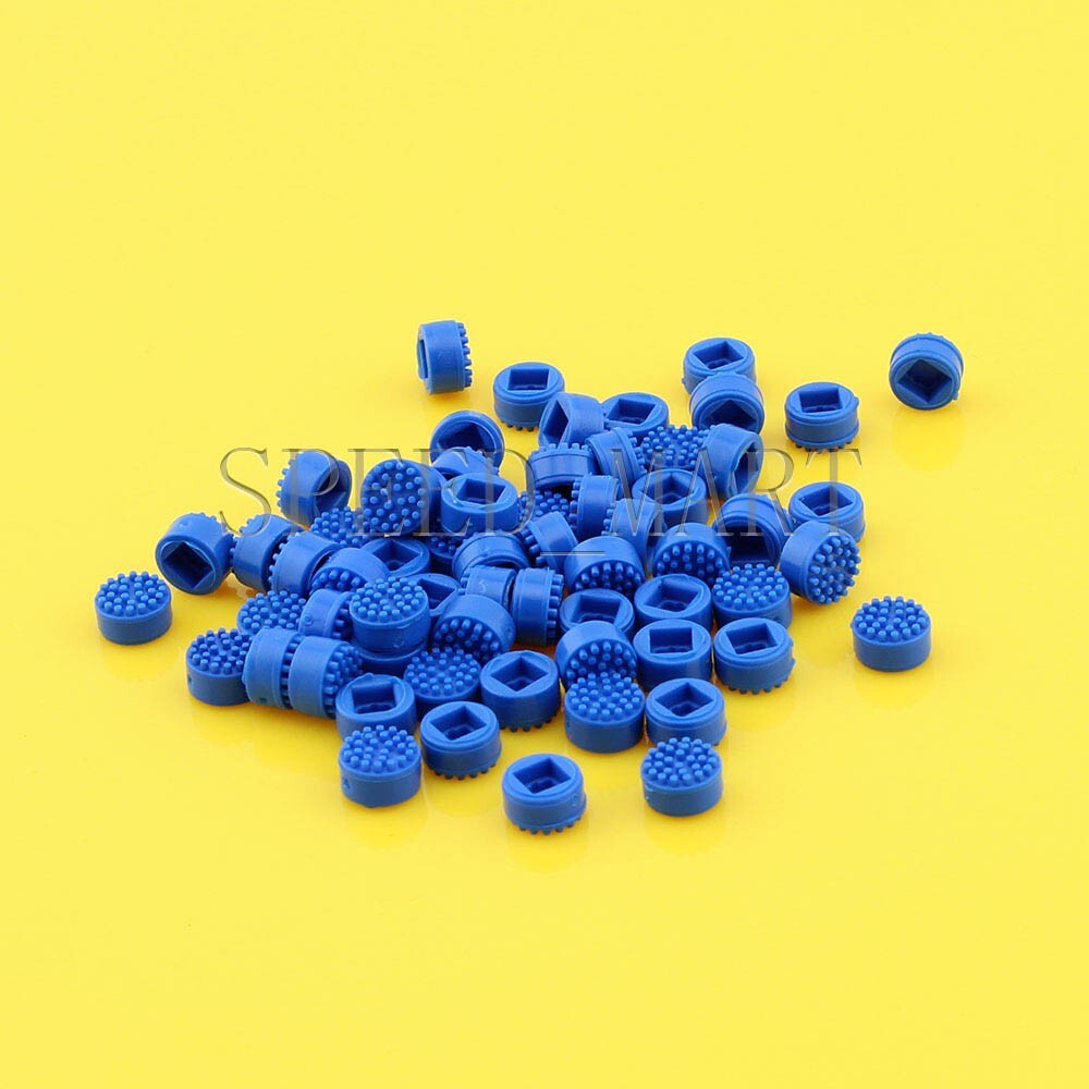 100pcs Rubber Blue Mouse Pointer Trackpoint Cap for HP COMPAQ Laptop Nipple