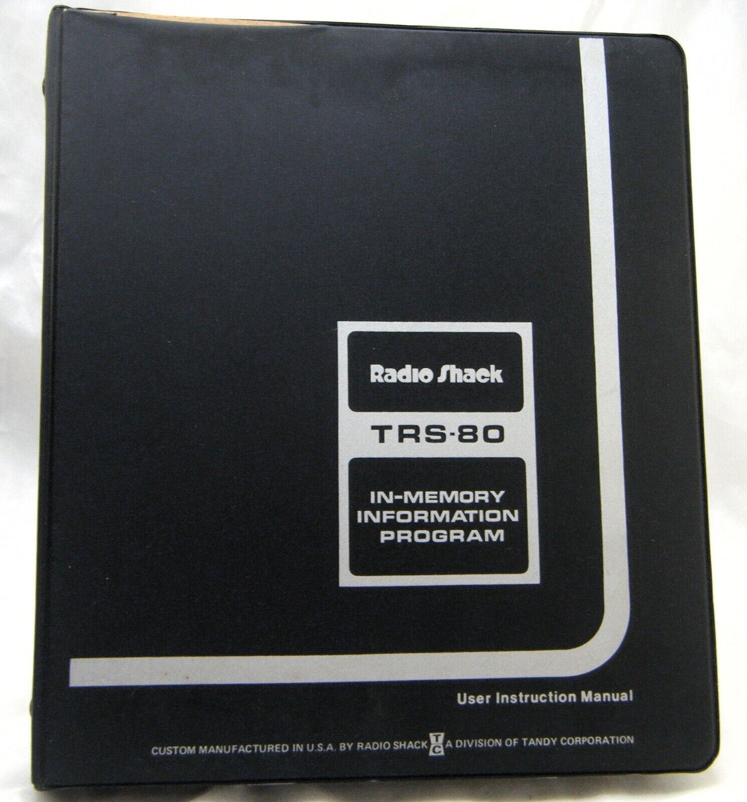 TRS-80 Microcomputer System In-Memory Information Program Cassettes and Manual