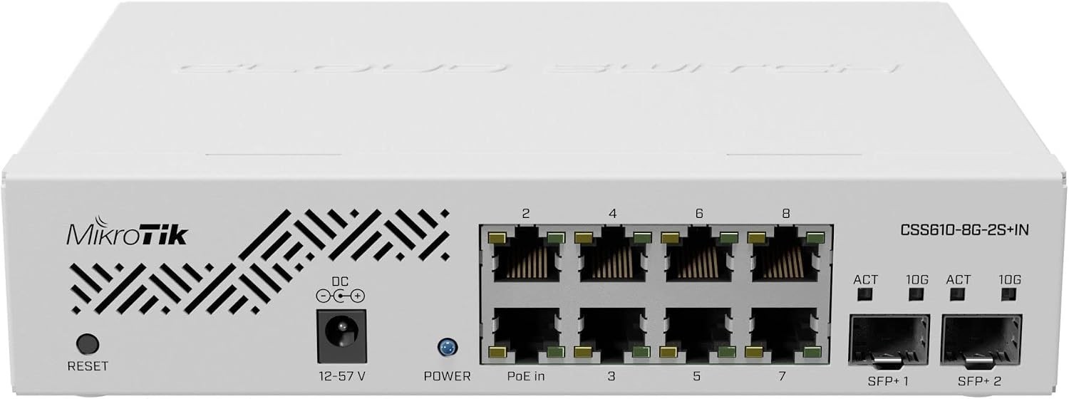 MikroTik CSS610-8G-2S+IN Cloud Smart Switch *NEW*