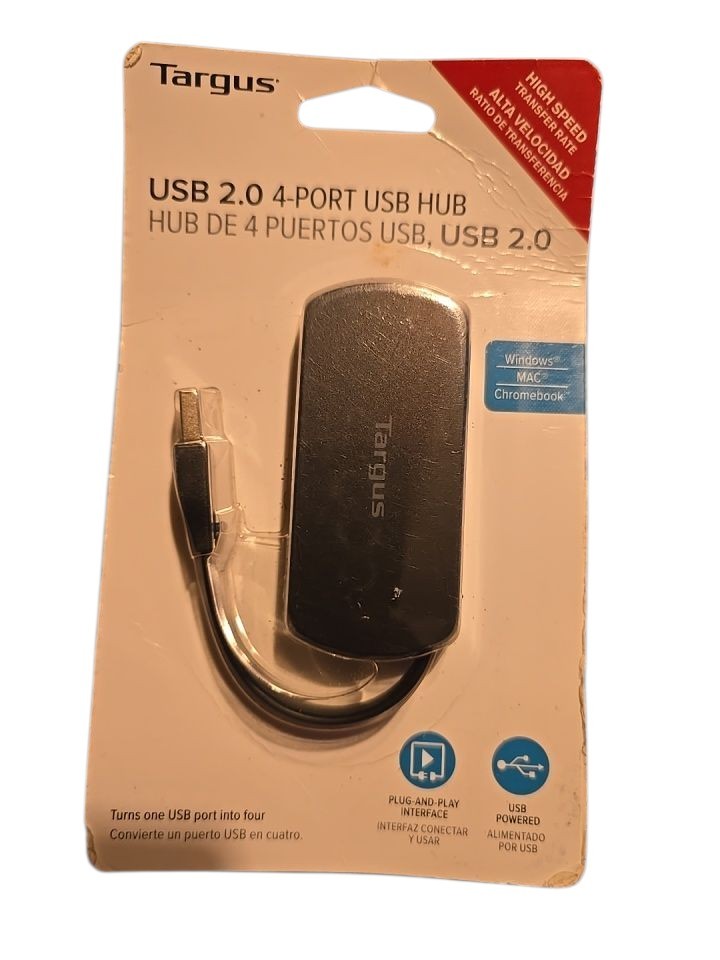 Targus 4 port Basic USB Hub ACH114US