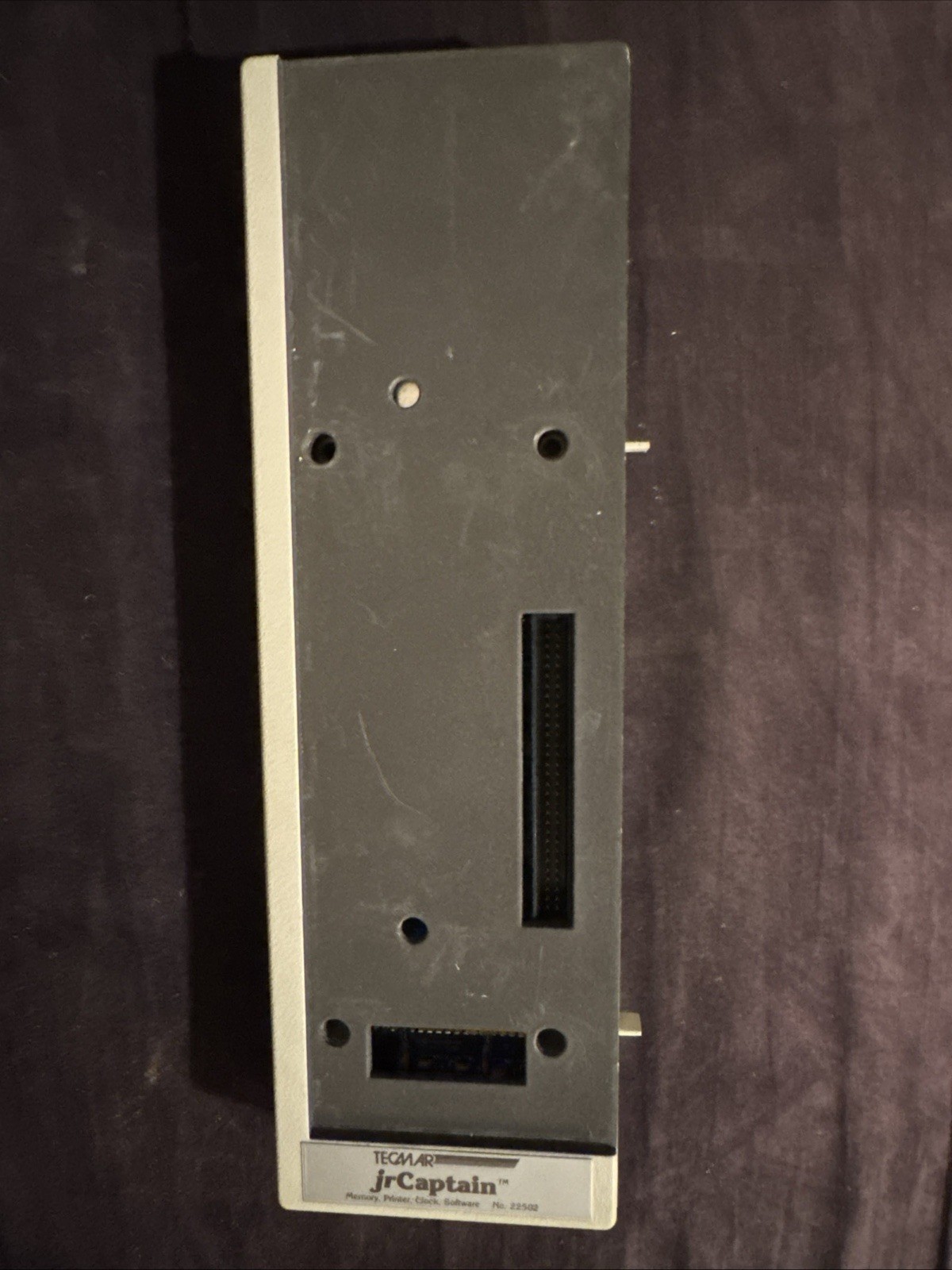 Tecmar Jrcaptain Expansion Sidecard For IBM PC Jr -- No Cables Or Software