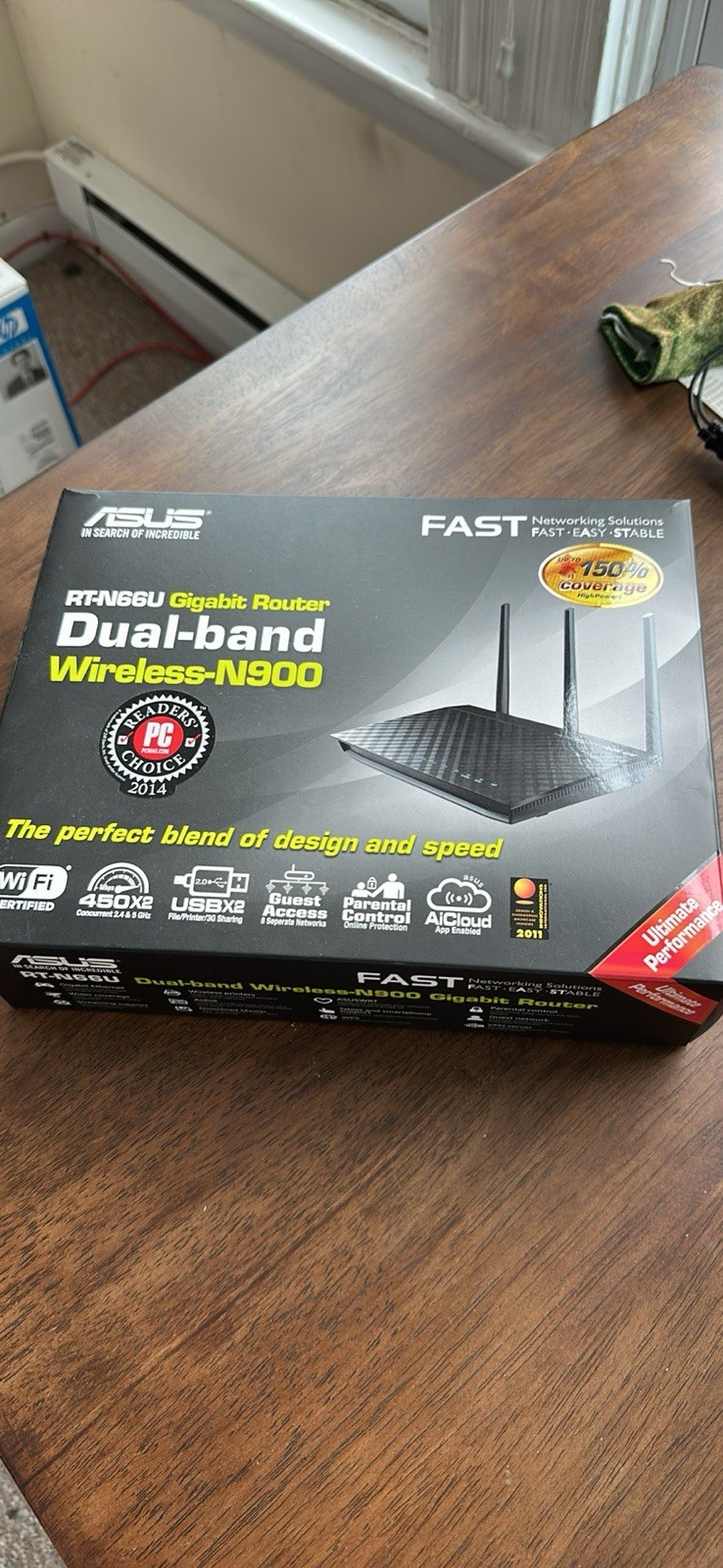ASUS RT-N66U 450 Mbps 4-Port Gigabit Wireless N Router