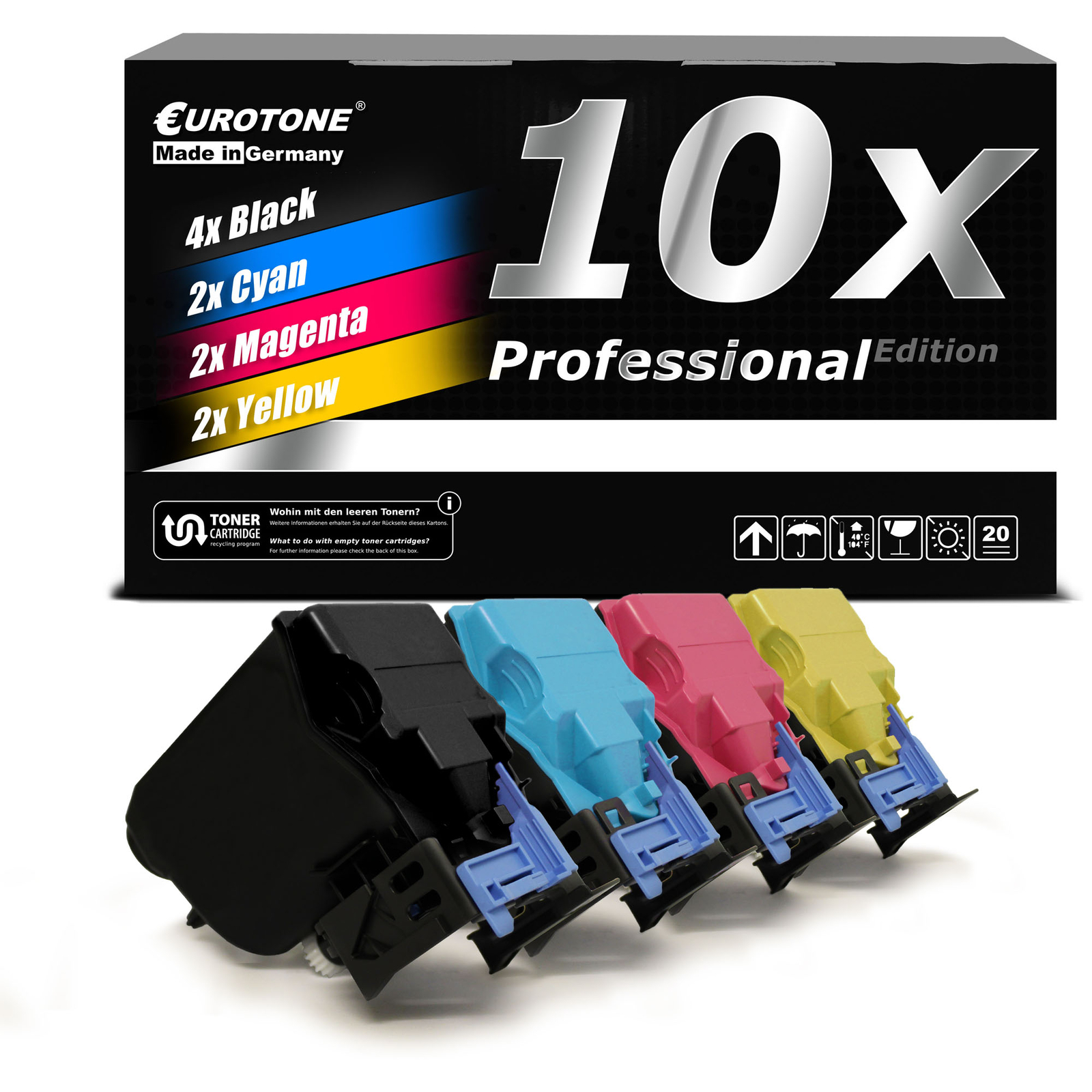 10X Eurotone PRO Toner Alternative For Epson Aculaser C-3900-DTN C-3900-N