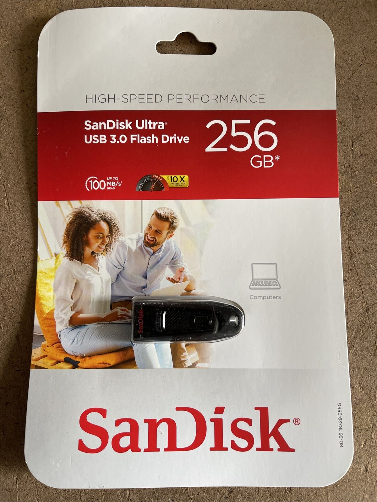 SanDisk SDCZ48-256G-AW46 256GB 130MB/s Ultra USB 3.0 Flash Drive