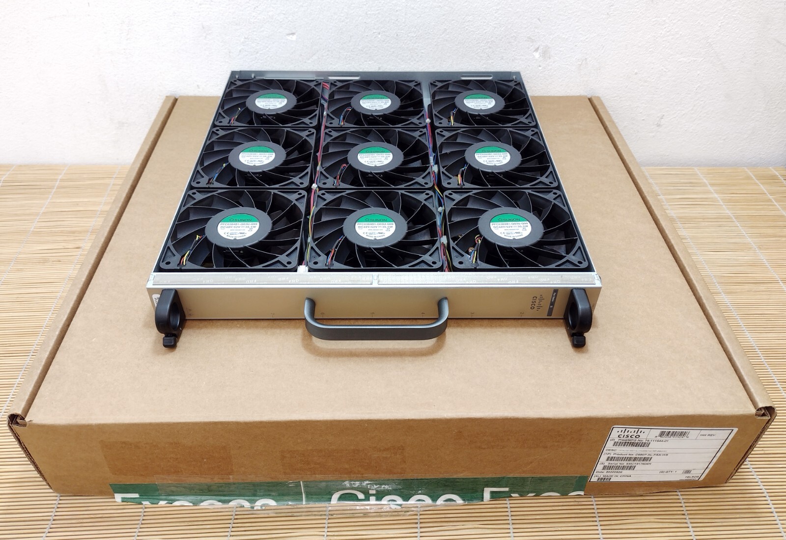 Cisco C6807-XL-FAN WS Catalyst 6807-XL Chassis Fan Tray Cisco Excess opened box