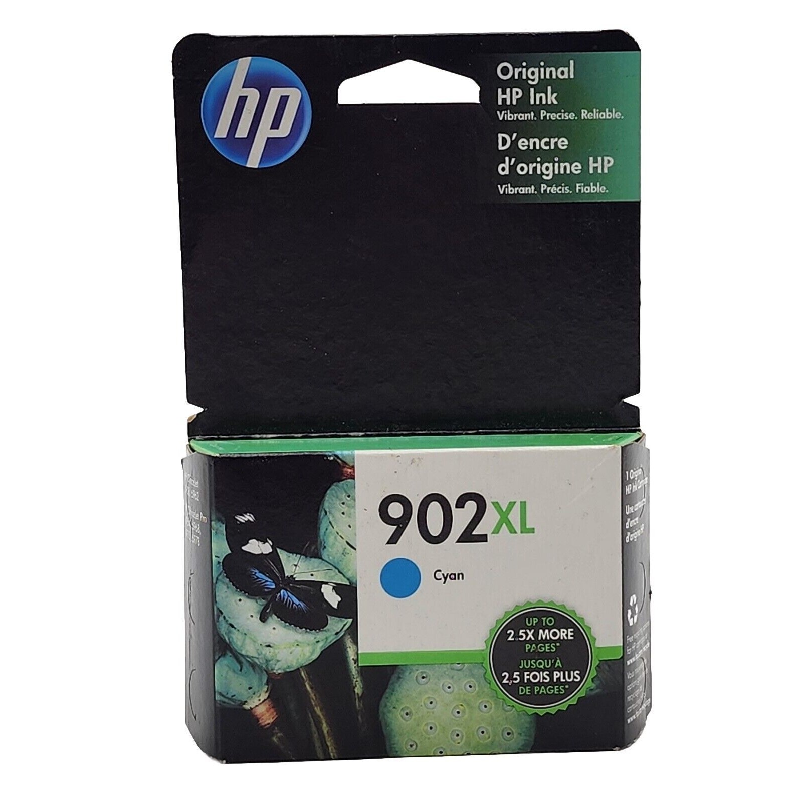HP 902XL Cyan High Yield Ink Cartridge Expires 01/2020 New In Box