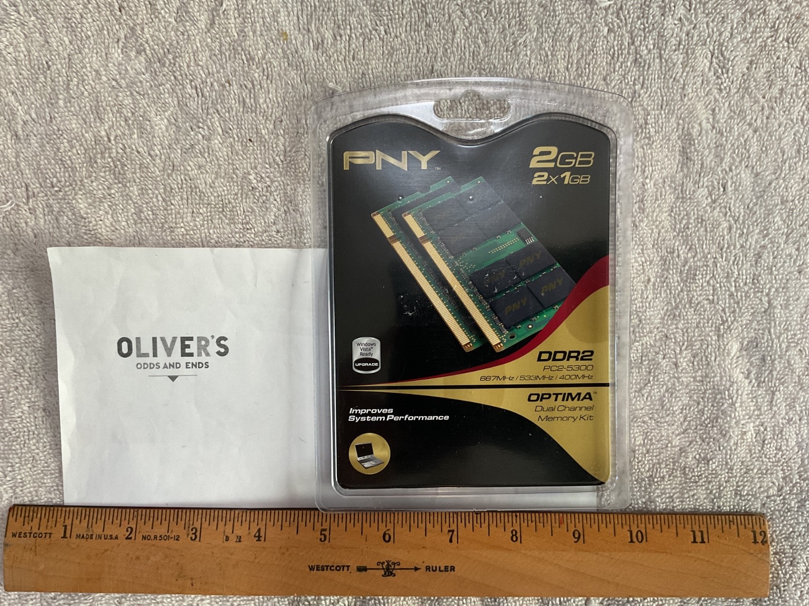 PNY 2GB 2x1GB DDR2 PC2-5300