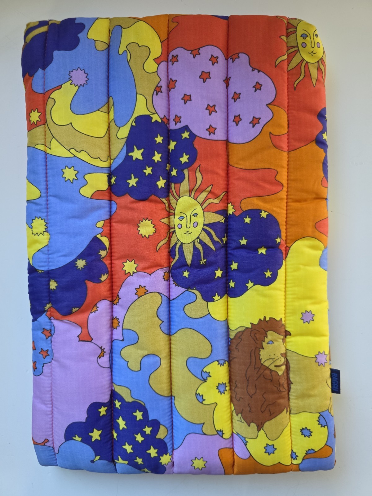 RARE BAGGU Exclusive Zodiac Leo Retired Puffy Laptop Sleeve Bag 15” HTF
