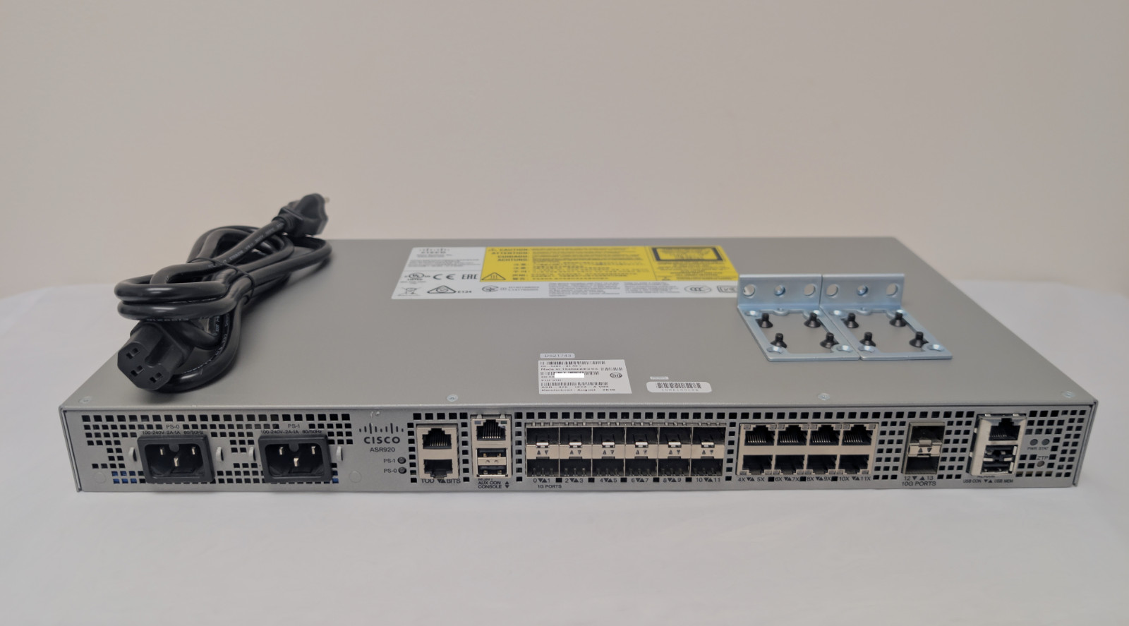 Cisco ASR-920-12CZ-A w/ Advanced Metro IP Access & ASR920-12G-2-10G 10G License