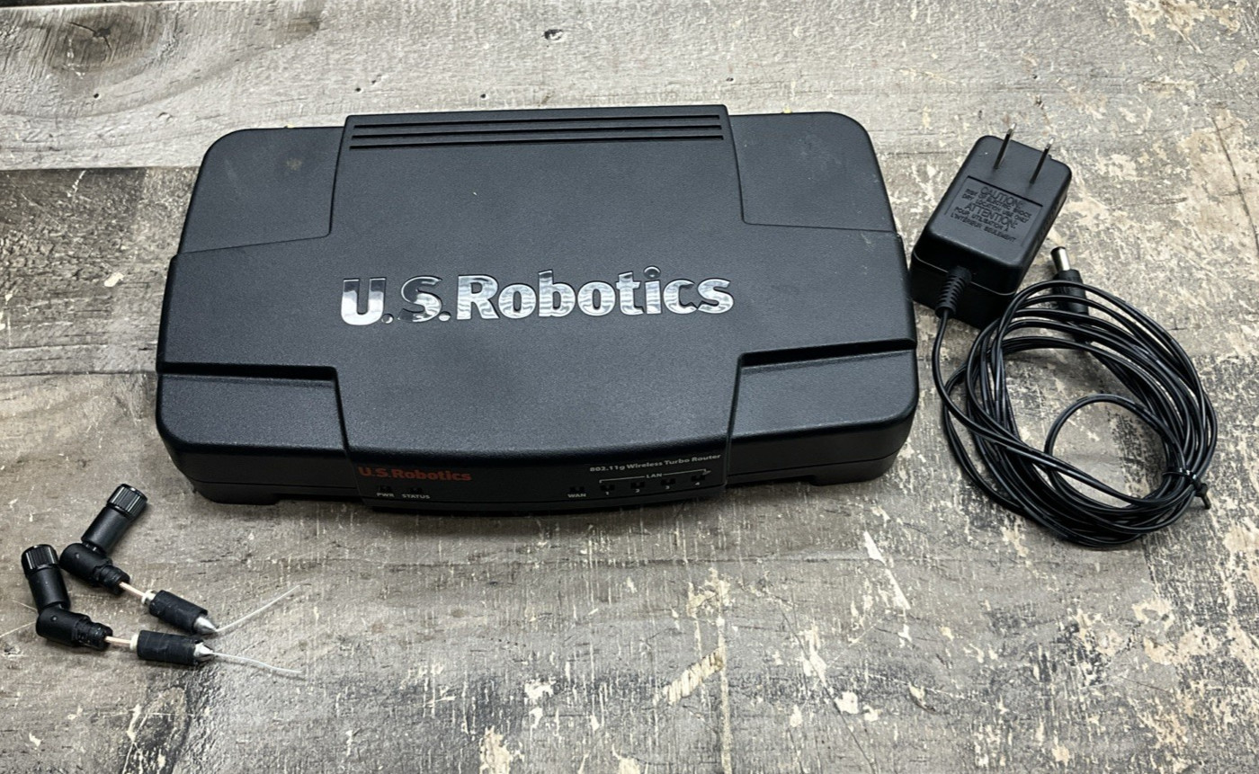 US ROBOTICS USR8054 WIRELESS TURBO ROUTER ACCESS POINT 802.11/G 125MBPS