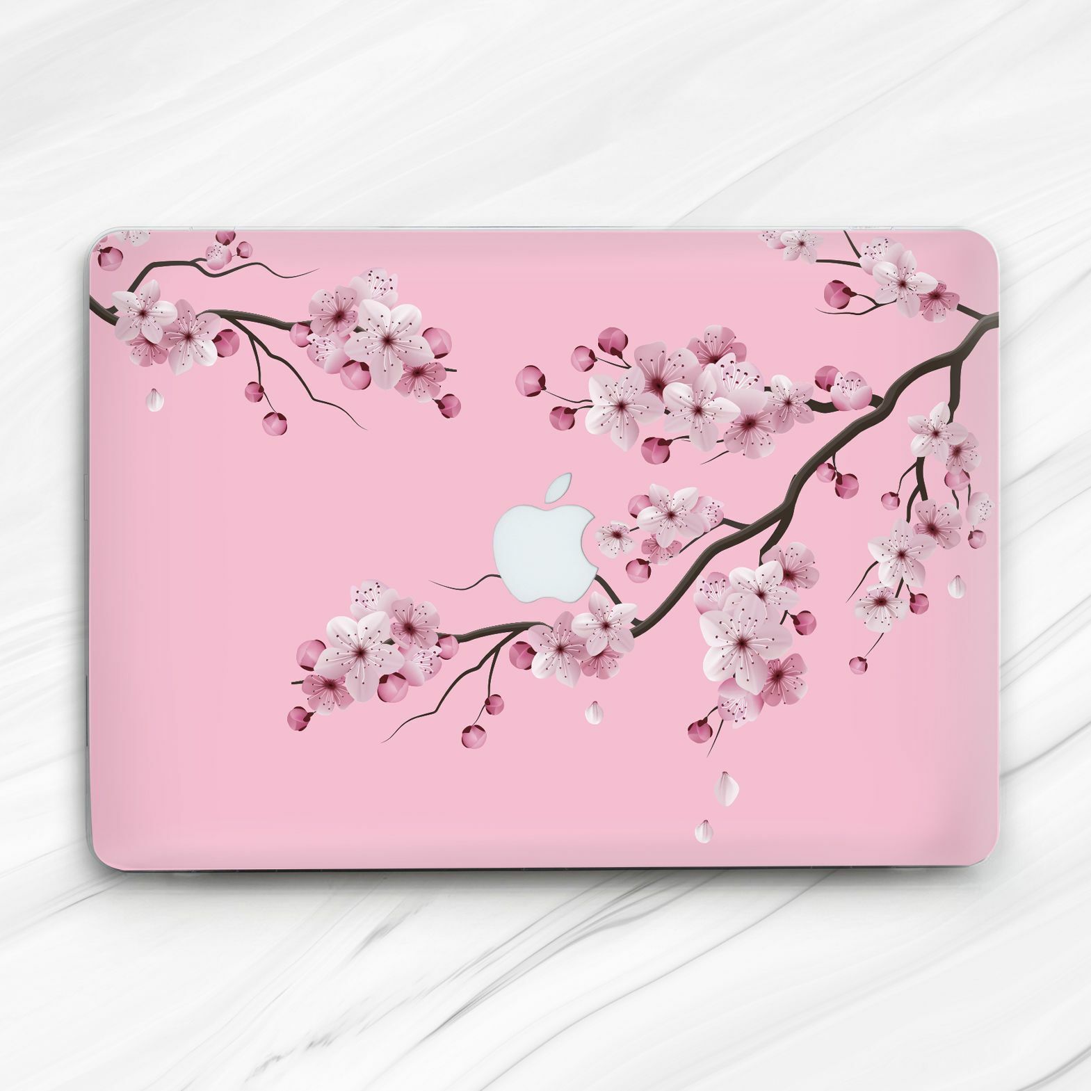 Cherry Blossom Japanese Floral Pink Hard Case For Macbook Air 13 Pro 16 13 14 15