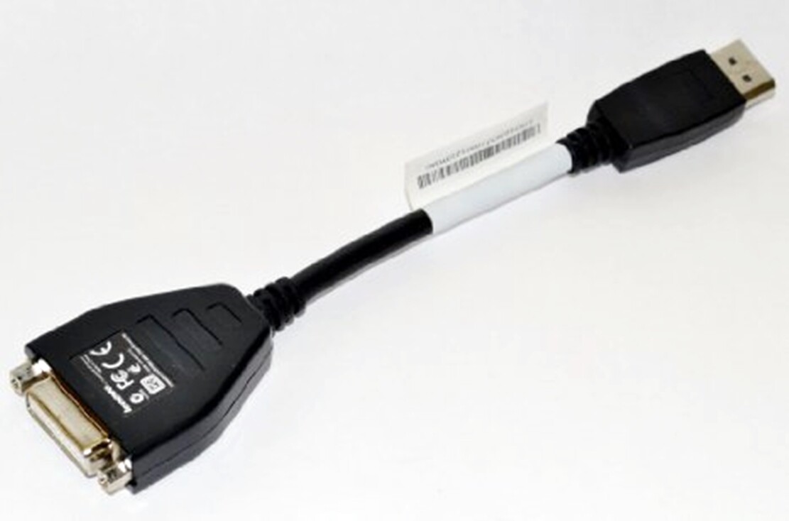 Genuine OEM Lenovo 45J7915 DisplayPort to Single Link DVI-D Monitor Adapter Cabl
