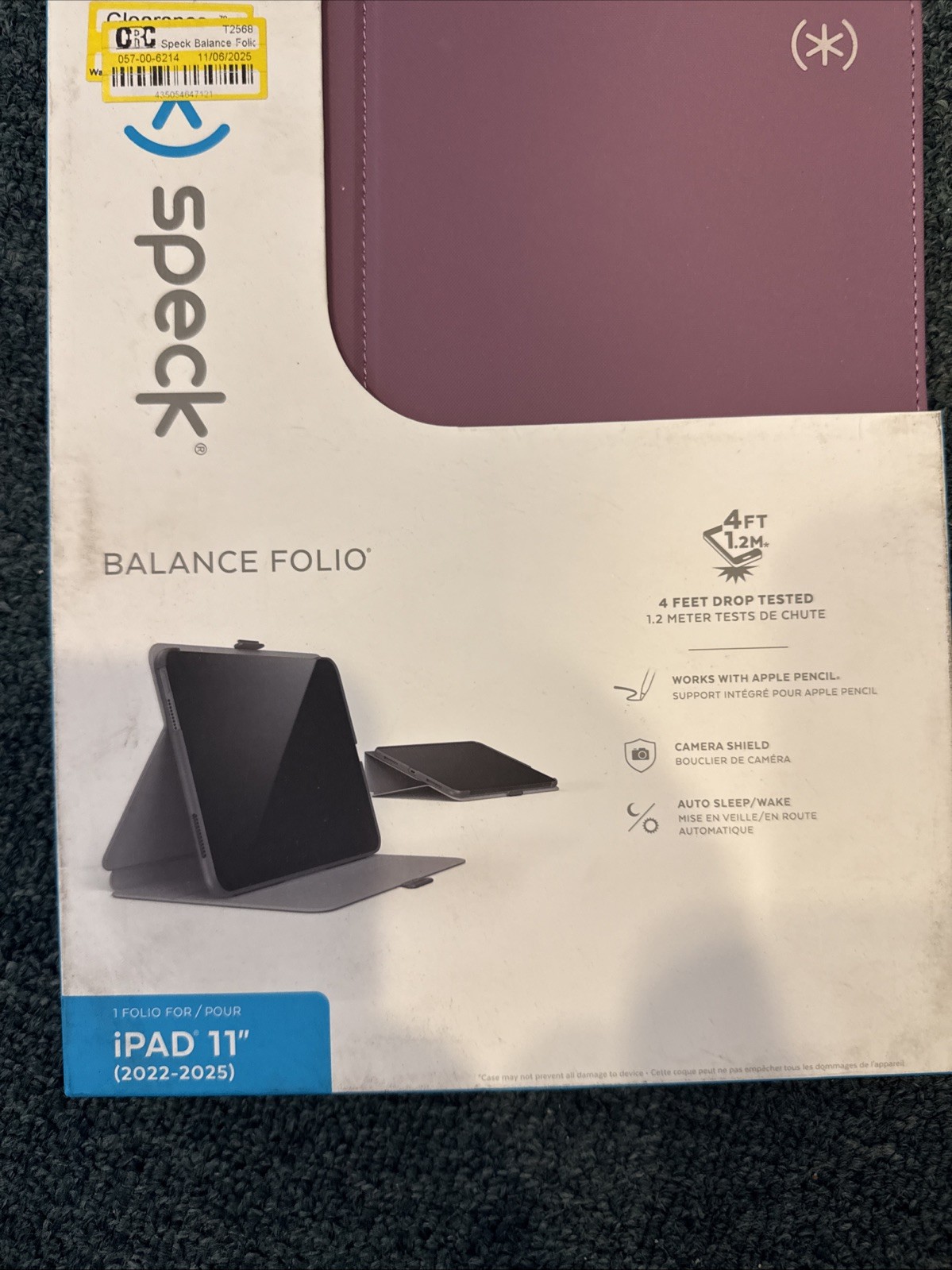 Speck Balance Folio R Protective Case iPad 10th Gen (10.9-inch) (A16 chip)