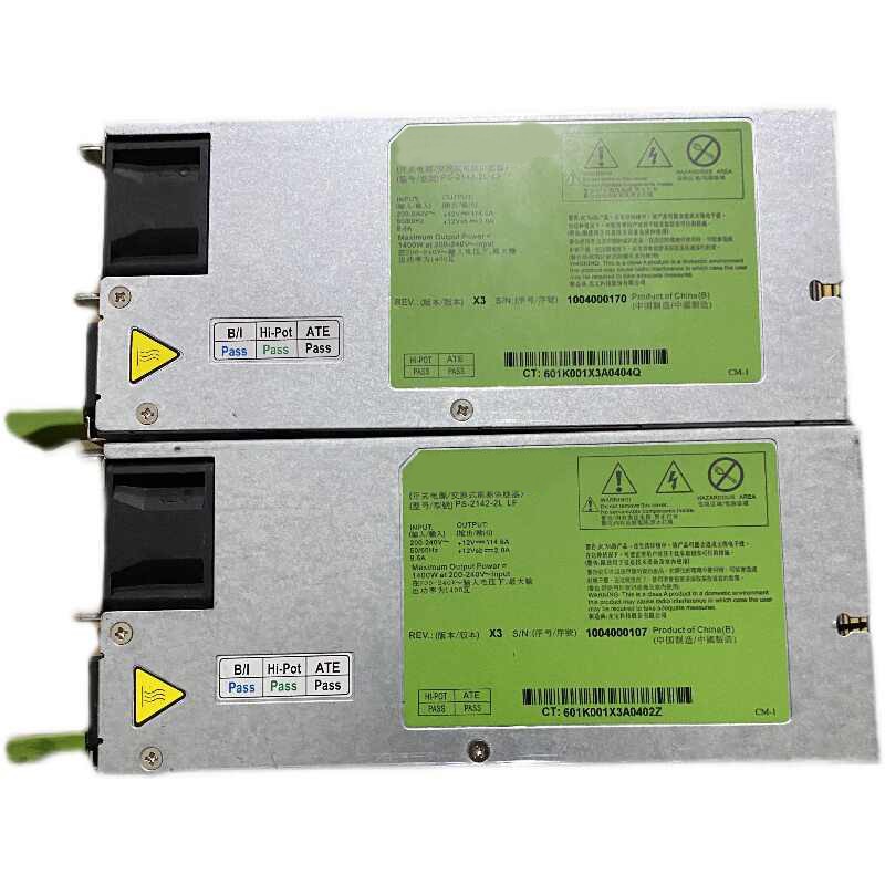1x For LITEON PS-2142-2L 1400W Hot-Swappable Redundant Power Supply