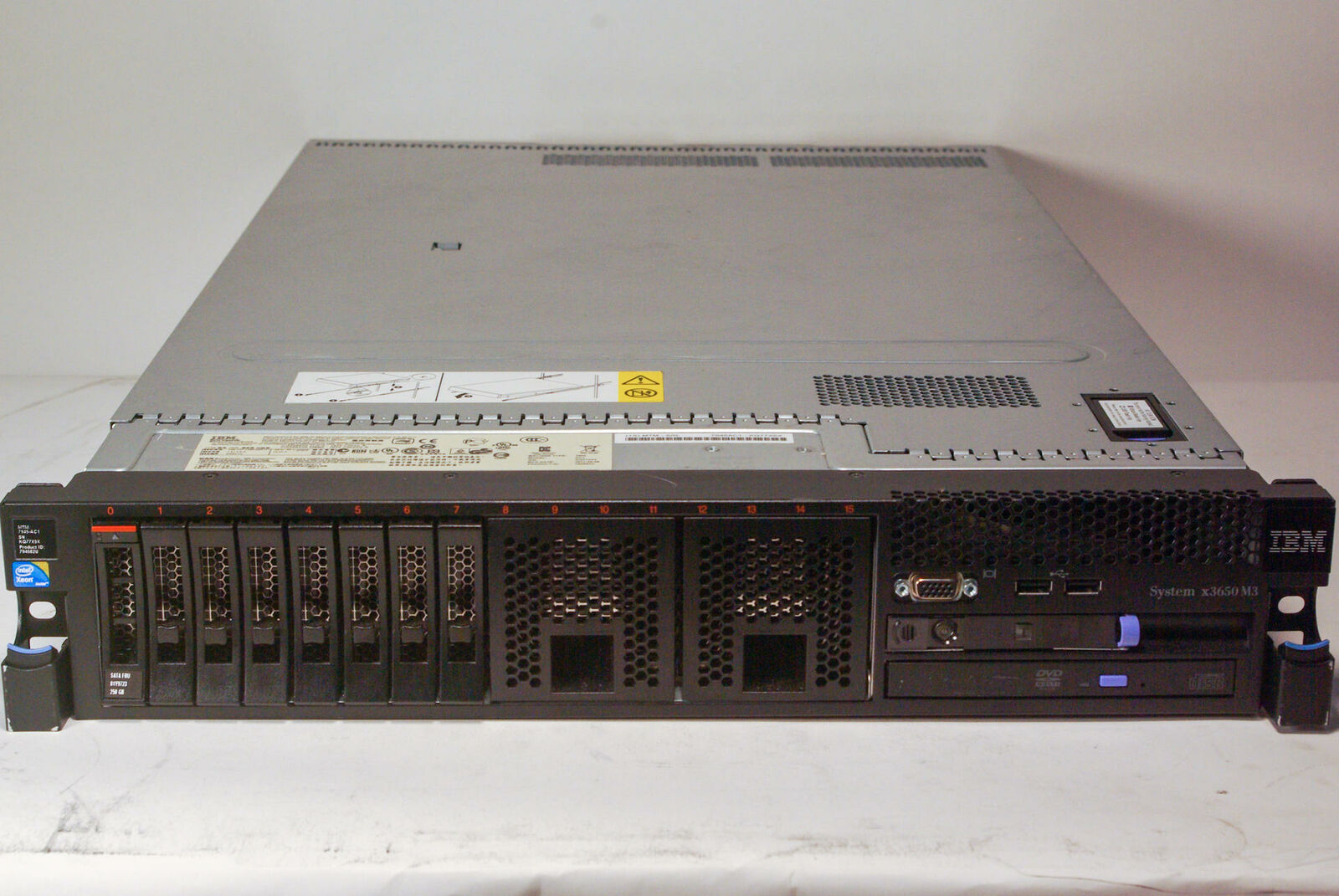 IBM System x3650M3 Server Dual XEON X5690 6 Core 3.47Ghz 196 GB DDR3