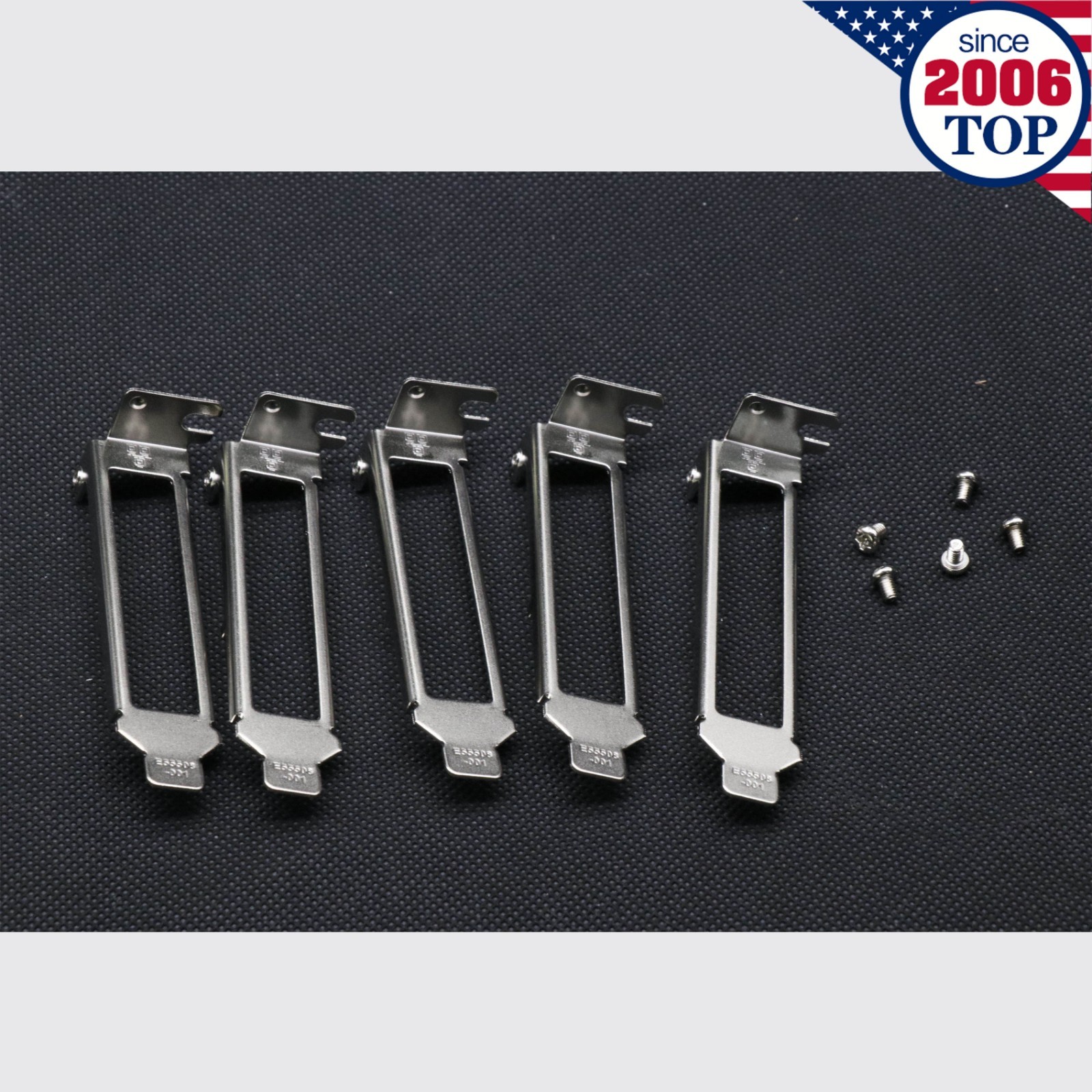 5pcs Low Profile Bracket for Intel E1G44ET E1G44ET2 I340-T4 I350-T4 Quad Port US