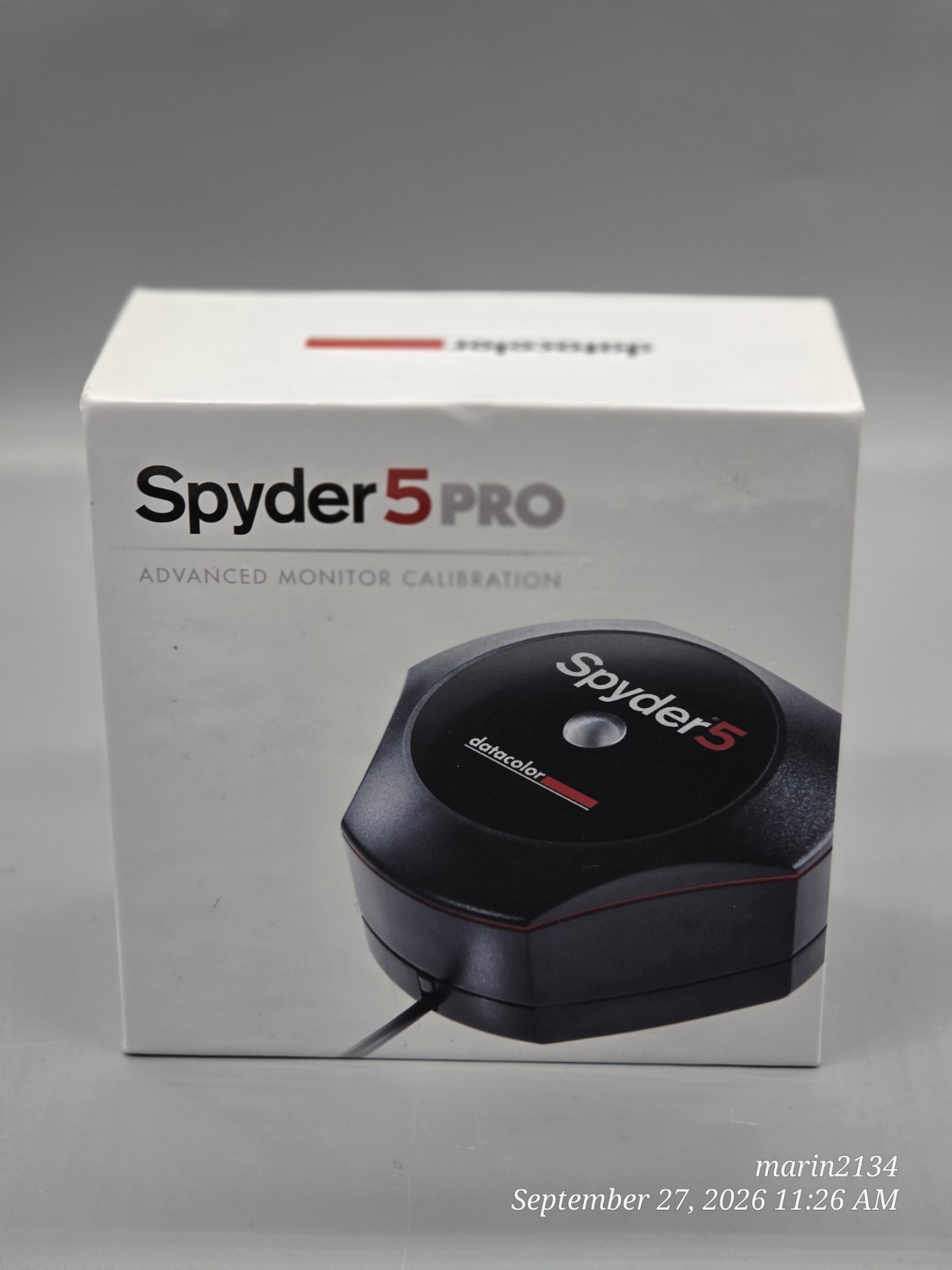 Datacolor Spyder 5 Pro USB Colorimeter S5P100 Monitor Calibration Device
