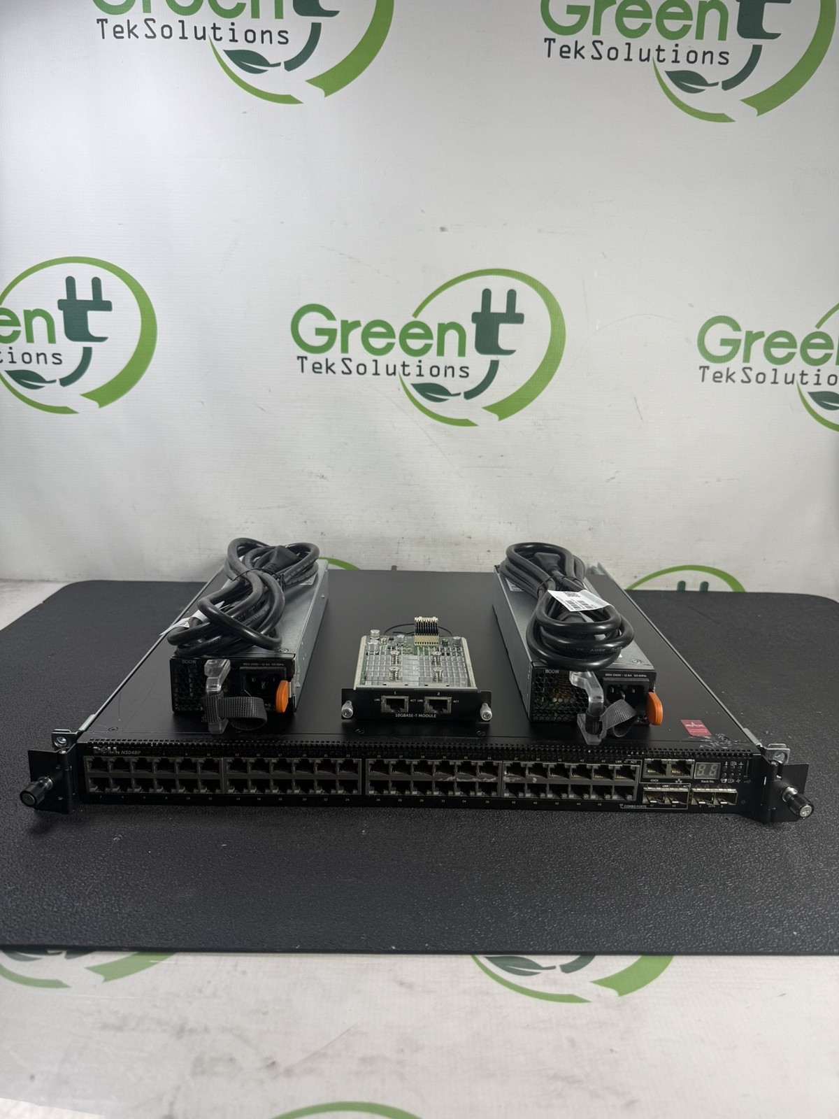 Dell N3048P 48-Port GigE PoE+ Switch 2x PSU Rails 10GBASE-T Inner & Outer Rails