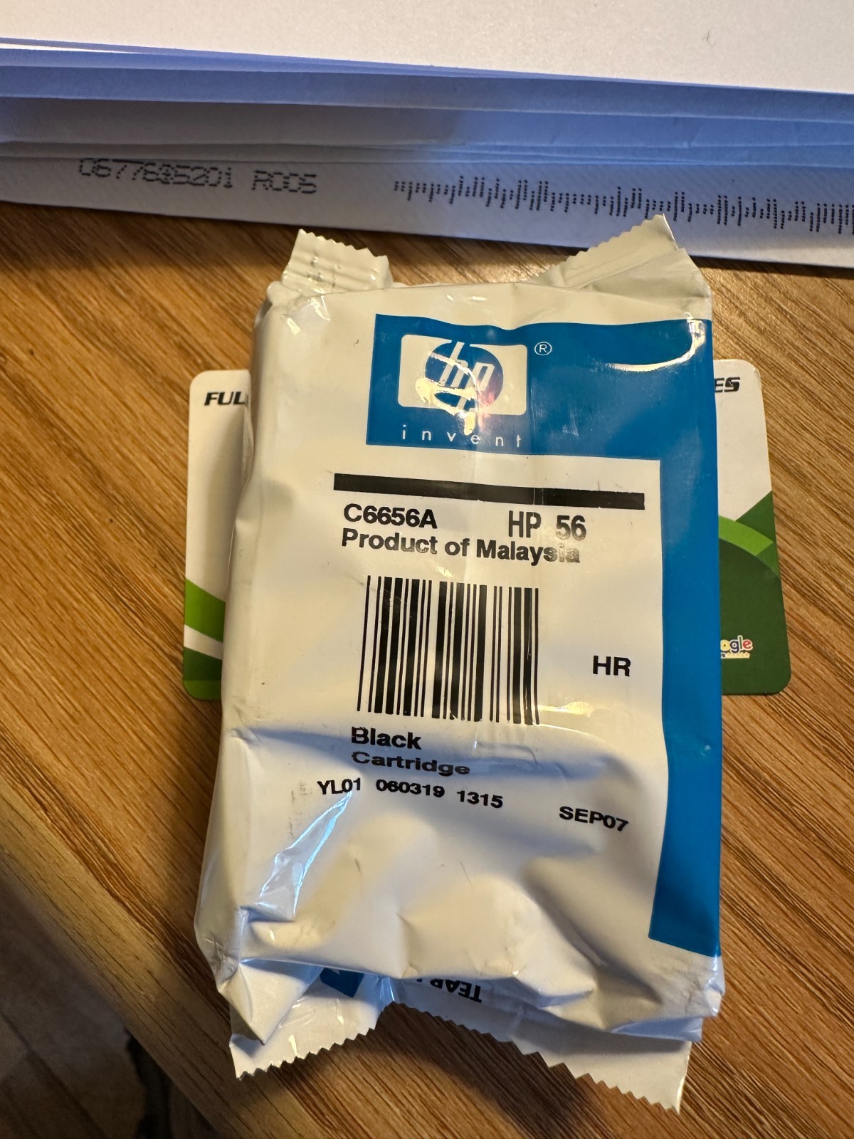 HP56 Black Cartridge NIB