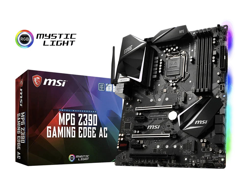 MSI MPG Z390 GAMING EDGE AC LGA 1151 Intel Motherboard