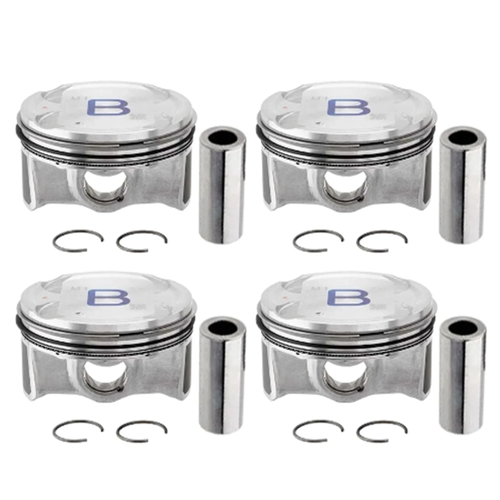 1.8L Engine Pistons & Rings Set (+0.5mm) Fits for Hyundai Elantra 12-16,...