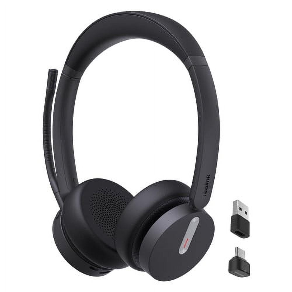 Yealink 1208703 Wireless Bluetooth Headset Dual Teams Certified USB A/C