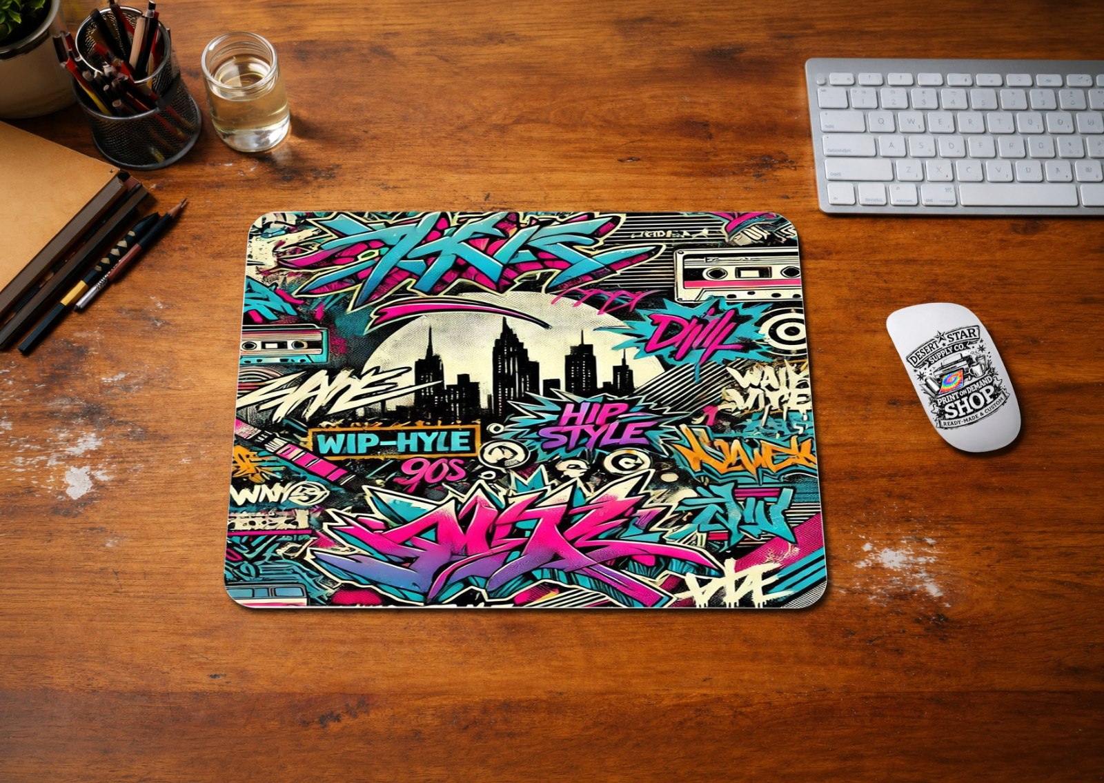Custom Printed Mouse Pad – Non-Slip Rubber Base – Waterproof Fabric – Gaming