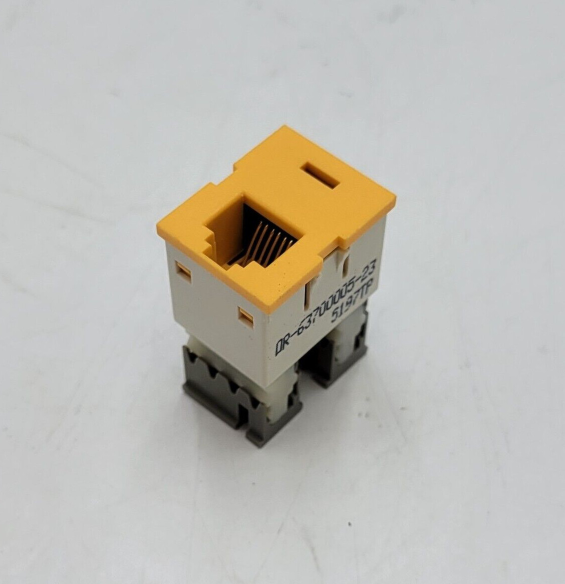 Ortronics OR-63700005-23 TracJack Module RJ25C Six-Position Jack Light Orange